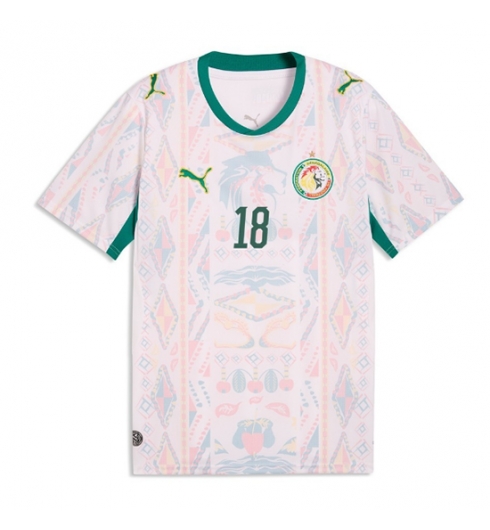 Senegal Ismaila Sarr #18 Thuis tenue WK 2026 Korte Mouw 2 Senegal Ismaila Sarr #18 Thuis tenue WK 2026 Korte Mouw 2