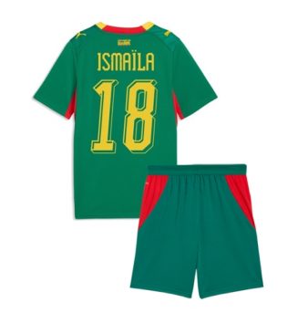 Senegal Ismaila Sarr #18 Uit tenue Kinder WK 2026 Korte Mouw (+ Korte broeken) Senegal Ismaila Sarr #18 Uit tenue Kinder WK 2026 Korte Mouw (+ Korte broeken)