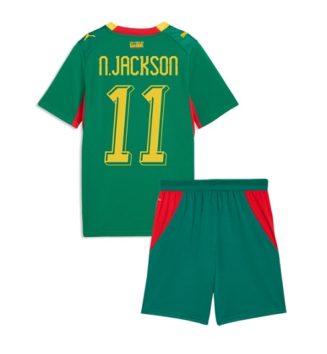 Senegal Nicolas Jackson #11 Uit tenue Kinder WK 2026 Korte Mouw (+ Korte broeken) Senegal Nicolas Jackson #11 Uit tenue Kinder WK 2026 Korte Mouw (+ Korte broeken)