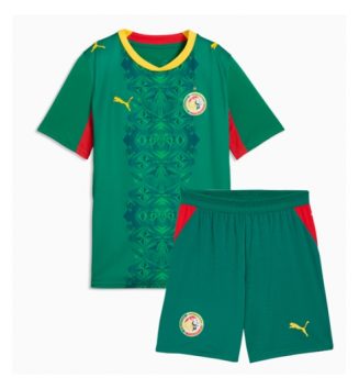 Senegal Uit tenue Kinder WK 2026 Korte Mouw (+ Korte broeken) Senegal Uit tenue Kinder WK 2026 Korte Mouw (+ Korte broeken)