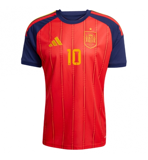 Spanje Dani Olmo #10 Thuis tenue WK 2026 voetbalshirts heren 2 Spanje Dani Olmo #10 Thuis tenue WK 2026 voetbalshirts heren 2