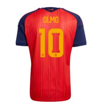 Spanje Dani Olmo #10 Thuis tenue WK 2026 voetbalshirts heren Spanje Dani Olmo #10 Thuis tenue WK 2026 voetbalshirts heren