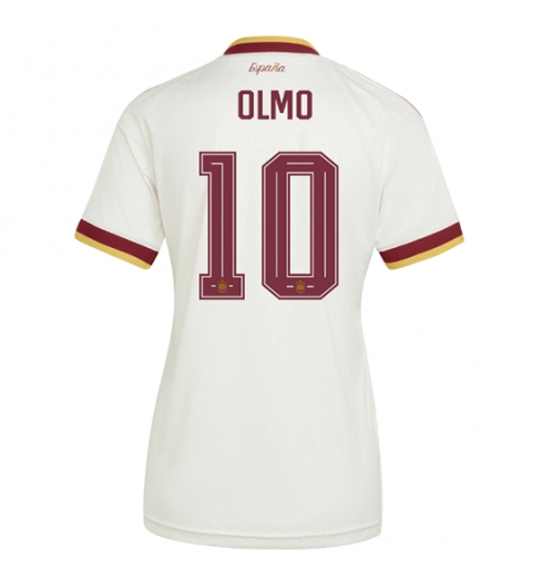 Spanje Dani Olmo #10 Uit tenue Dames WK 2026 Korte Mouw Kopen Spanje Dani Olmo #10 Uit tenue Dames WK 2026 Korte Mouw Kopen