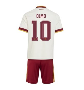 Spanje Dani Olmo #10 Uit tenue Kinder WK 2026 Korte Mouw (+ Korte broeken)