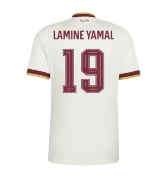 Spanje Lamine Yamal #19 Uit tenue WK 2026 voetbalshirts heren Spanje Lamine Yamal #19 Uit tenue WK 2026 voetbalshirts heren