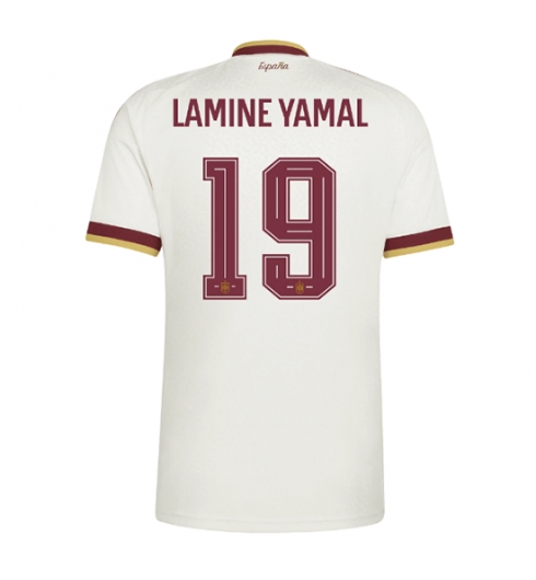 Spanje Lamine Yamal #19 Uit tenue WK 2026 voetbalshirts heren Spanje Lamine Yamal #19 Uit tenue WK 2026 voetbalshirts heren