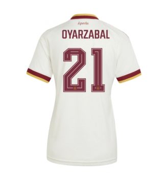 Spanje Mikel Oyarzabal #21 Uit tenue Dames WK 2026 Korte Mouw Kopen Spanje Mikel Oyarzabal #21 Uit tenue Dames WK 2026 Korte Mouw Kopen