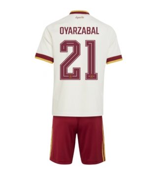 Spanje Mikel Oyarzabal #21 Uit tenue Kinder WK 2026 Korte Mouw (+ Korte broeken)