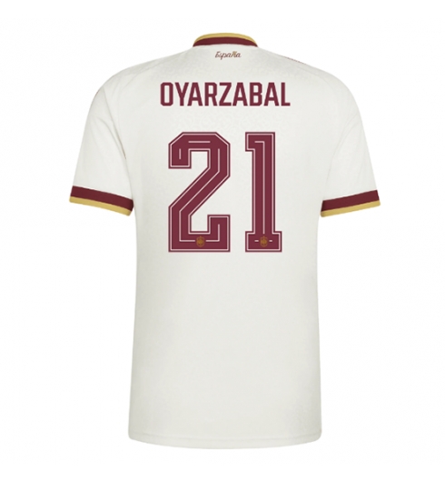 Spanje Mikel Oyarzabal #21 Uit tenue WK 2026 voetbalshirts heren Spanje Mikel Oyarzabal #21 Uit tenue WK 2026 voetbalshirts heren