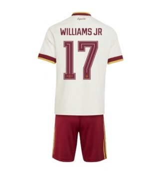 Spanje Nico Williams #17 Uit tenue Kinder WK 2026 Korte Mouw (+ Korte broeken)