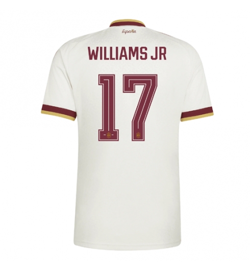 Spanje Nico Williams #17 Uit tenue WK 2026 voetbalshirts heren Spanje Nico Williams #17 Uit tenue WK 2026 voetbalshirts heren