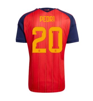 Spanje Pedri Gonzalez #20 Thuis tenue WK 2026 voetbalshirts heren
