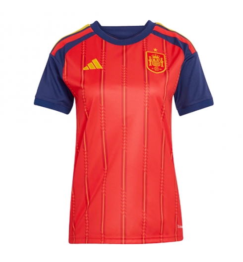 Spanje Thuis tenue Dames WK 2026 Korte Mouw Kopen Spanje Thuis tenue Dames WK 2026 Korte Mouw Kopen