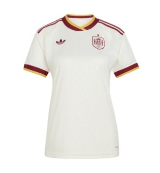 Spanje Uit tenue Dames WK 2026 Korte Mouw Kopen Spanje Uit tenue Dames WK 2026 Korte Mouw Kopen