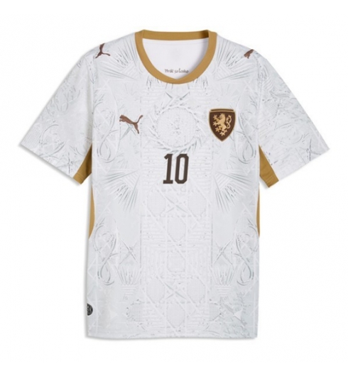 Tsjechië Patrik Schick #10 Uit tenue WK 2026 heren Korte Mouw 2 Tsjechië Patrik Schick #10 Uit tenue WK 2026 heren Korte Mouw 2