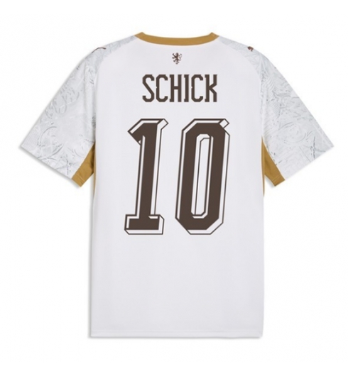 Tsjechië Patrik Schick #10 Uit tenue WK 2026 heren Korte Mouw Tsjechië Patrik Schick #10 Uit tenue WK 2026 heren Korte Mouw