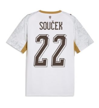 Tsjechië Tomas Soucek #22 Uit tenue WK 2026 heren Korte Mouw Tsjechië Tomas Soucek #22 Uit tenue WK 2026 heren Korte Mouw