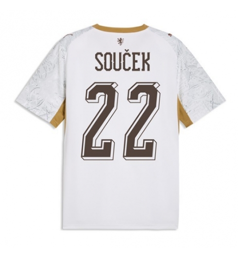 Tsjechië Tomas Soucek #22 Uit tenue WK 2026 heren Korte Mouw Tsjechië Tomas Soucek #22 Uit tenue WK 2026 heren Korte Mouw