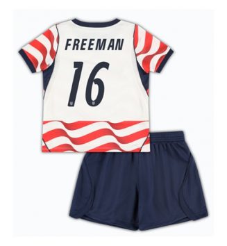 Verenigde Staten Alex Freeman #16 Thuis tenue Kinder WK 2026 Korte Mouw (+ Korte broeken)