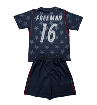 Verenigde Staten Alex Freeman #16 Uit tenue Kinder WK 2026 Korte Mouw (+ Korte broeken)