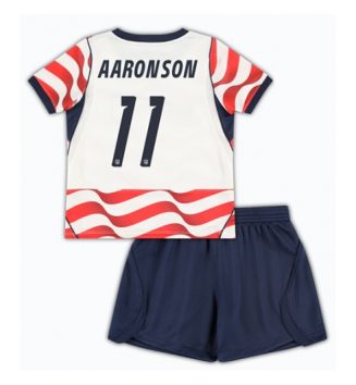 Verenigde Staten Brenden Aaronson #11 Thuis tenue Kinder WK 2026 Korte Mouw (+ Korte broeken)