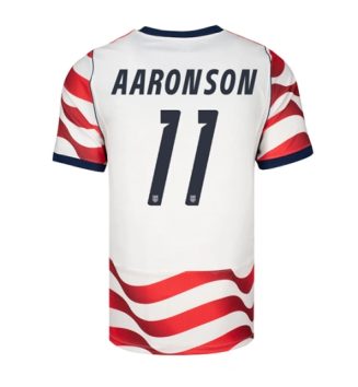 Verenigde Staten Brenden Aaronson #11 Thuis tenue WK 2026 voetbaltenue met naam