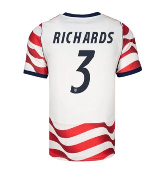 Verenigde Staten Chris Richards #3 Thuis tenue WK 2026 voetbaltenue met naam Verenigde Staten Chris Richards #3 Thuis tenue WK 2026 voetbaltenue met naam