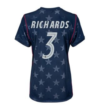 Verenigde Staten WK 2026 Chris Richards #3 Uit tenue Dames Korte Mouw Kopen Verenigde Staten WK 2026 Chris Richards #3 Uit tenue Dames Korte Mouw Kopen