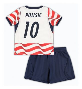 Verenigde Staten Christian Pulisic #10 Thuis tenue Kinder WK 2026 Korte Mouw (+ Korte broeken)