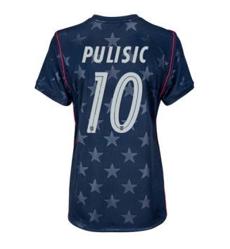 Verenigde Staten WK 2026 Christian Pulisic #10 Uit tenue Dames Korte Mouw Kopen