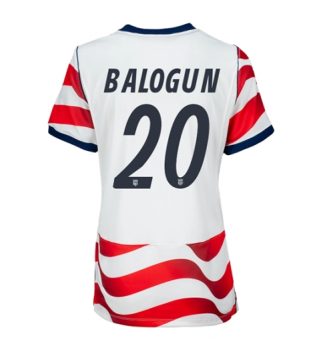 Verenigde Staten WK 2026 Folarin Balogun #20 Thuis tenue Dames Korte Mouw Kopen