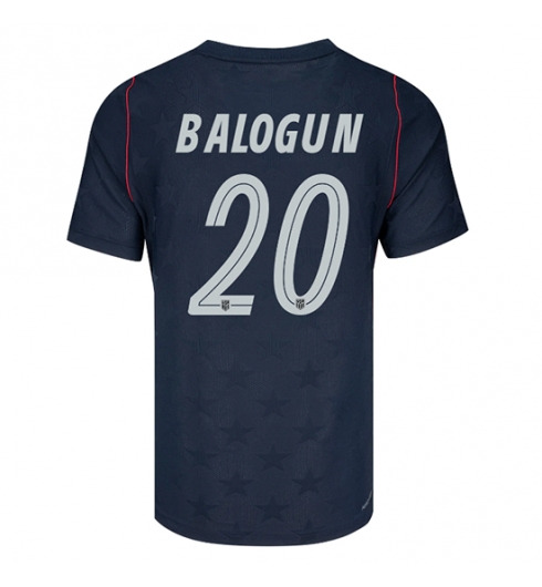 Verenigde Staten Folarin Balogun #20 Uit tenue WK 2026 voetbaltenue met naam Verenigde Staten Folarin Balogun #20 Uit tenue WK 2026 voetbaltenue met naam