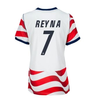 Verenigde Staten WK 2026 Giovanni Reyna #7 Thuis tenue Dames Korte Mouw Kopen