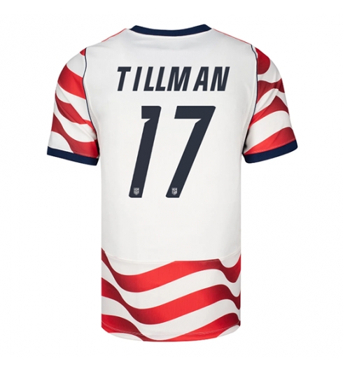 Verenigde Staten Malik Tillman #17 Thuis tenue WK 2026 voetbaltenue met naam Verenigde Staten Malik Tillman #17 Thuis tenue WK 2026 voetbaltenue met naam
