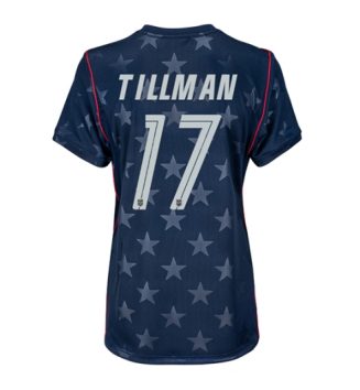 Verenigde Staten WK 2026 Malik Tillman #17 Uit tenue Dames Korte Mouw Kopen Verenigde Staten WK 2026 Malik Tillman #17 Uit tenue Dames Korte Mouw Kopen