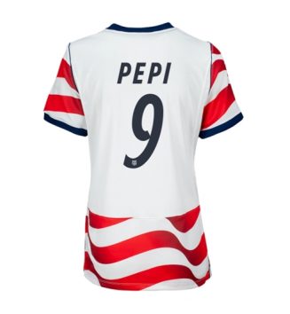 Verenigde Staten WK 2026 Ricardo Pepi #9 Thuis tenue Dames Korte Mouw Kopen
