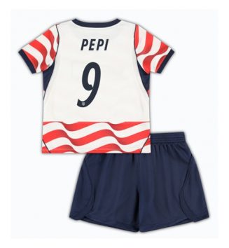 Verenigde Staten Ricardo Pepi #9 Thuis tenue Kinder WK 2026 Korte Mouw (+ Korte broeken)