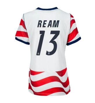 Verenigde Staten WK 2026 Tim Ream #13 Thuis tenue Dames Korte Mouw Kopen Verenigde Staten WK 2026 Tim Ream #13 Thuis tenue Dames Korte Mouw Kopen
