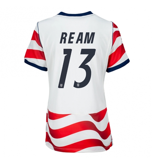 Verenigde Staten WK 2026 Tim Ream #13 Thuis tenue Dames Korte Mouw Kopen Verenigde Staten WK 2026 Tim Ream #13 Thuis tenue Dames Korte Mouw Kopen