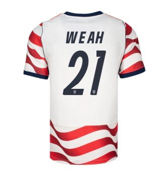 Verenigde Staten Timothy Weah #21 Thuis tenue WK 2026 voetbaltenue met naam