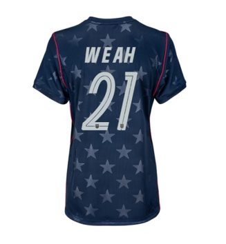 Verenigde Staten WK 2026 Timothy Weah #21 Uit tenue Dames Korte Mouw Kopen