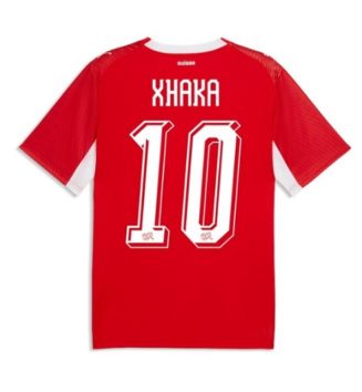 Zwitserland Granit Xhaka #10 Thuis tenue WK 2026 voetbalshirts outlet Zwitserland Granit Xhaka #10 Thuis tenue WK 2026 voetbalshirts outlet