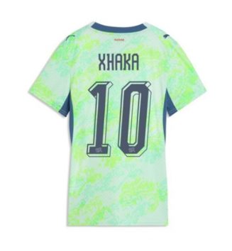 Zwitserland Granit Xhaka #10 Uit tenue Dames WK 2026 Korte Mouw Kopen
