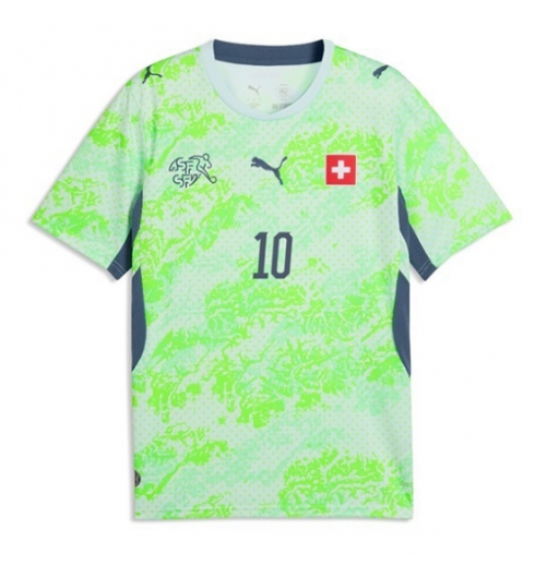 Zwitserland Granit Xhaka #10 Uit tenue WK 2026 voetbalshirts outlet 2 Zwitserland Granit Xhaka #10 Uit tenue WK 2026 voetbalshirts outlet 2