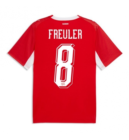 Zwitserland Remo Freuler #8 Thuis tenue WK 2026 voetbalshirts outlet Zwitserland Remo Freuler #8 Thuis tenue WK 2026 voetbalshirts outlet