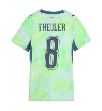 Zwitserland Remo Freuler #8 Uit tenue Dames WK 2026 Korte Mouw Kopen