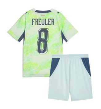 Zwitserland Remo Freuler #8 Uit tenue Kinder WK 2026 Korte Mouw (+ Korte broeken)