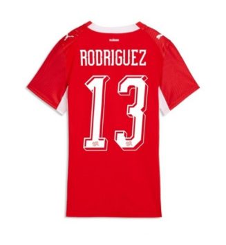Zwitserland Ricardo Rodriguez #13 Thuis tenue Dames WK 2026 Korte Mouw Kopen