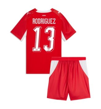 Zwitserland Ricardo Rodriguez #13 Thuis tenue Kinder WK 2026 Korte Mouw (+ Korte broeken)
