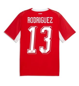 Zwitserland Ricardo Rodriguez #13 Thuis tenue WK 2026 voetbalshirts outlet Zwitserland Ricardo Rodriguez #13 Thuis tenue WK 2026 voetbalshirts outlet
